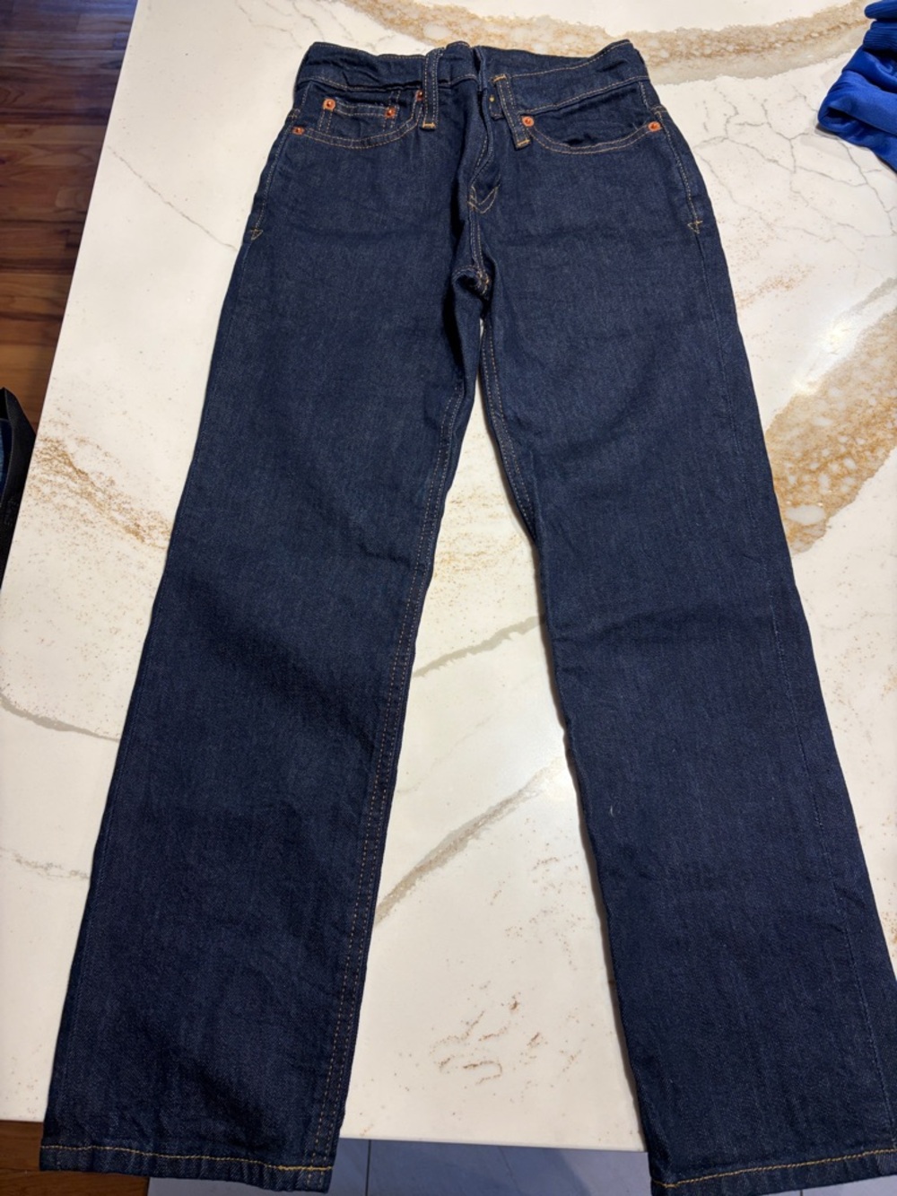 Ralph Lauren Dark Blue Kids' Straight-Leg Slim Fit Jeans